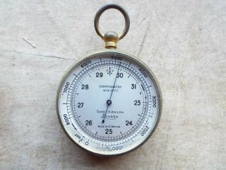 Antique Short & Mason Compensated Barometer/ Like A Pocket Watch