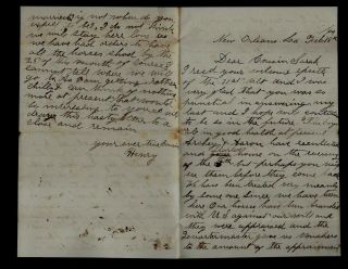 2nd Illinois Cavalry CIVIL WAR LETTER from Orleans - GREAT CONTENT 2