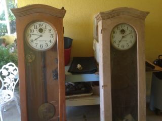 Antique Clocks,  Pacific Electric Clock Co.  Inc And The Standard Electric Time Co