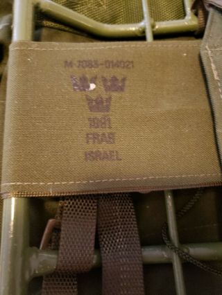 Swedish Military Army LK35,  SJ - 35 Rucksack Backpack with Frame,  lrg frame /belt 3