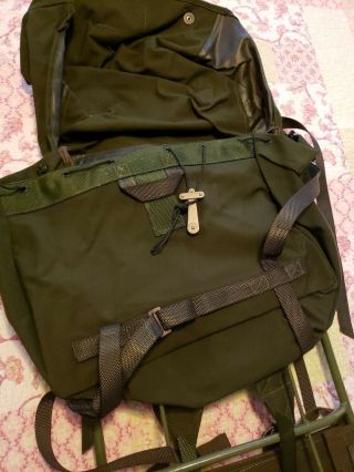 Swedish Military Army LK35,  SJ - 35 Rucksack Backpack with Frame,  lrg frame /belt 7