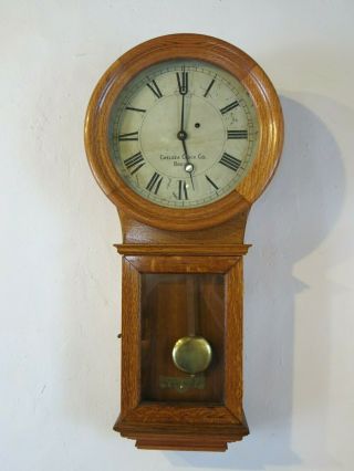 Antique Chelsea Clock Company No.  1 Pendulum Wall Clock 11017 ca.  1900 - 1904 12