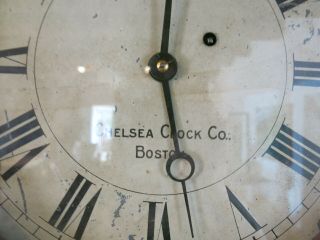 Antique Chelsea Clock Company No.  1 Pendulum Wall Clock 11017 ca.  1900 - 1904 2