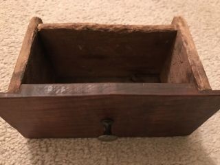 Antique 18th - 19th Century Colonial Pipe Box Tiger Maple 8