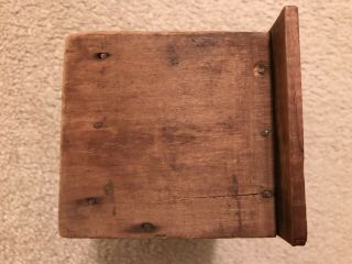 Antique 18th - 19th Century Colonial Pipe Box Tiger Maple 9