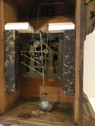 1888 Black Forest Cuckoo Mantle Clock 5