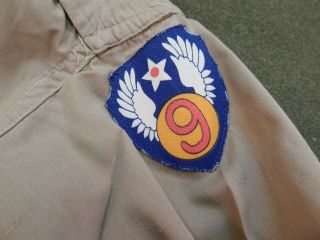 WWII U.  S.  Army Air Forces,  GLIDER PILOT Uniform Shirt & Garrison Cap,  Named 2