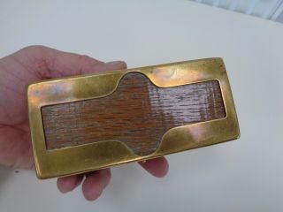 Art Nouveau/Arts & Crafts Brass & Shagreen? Trinket Box 6