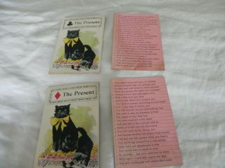 Antique Parker Brothers The Black Cat Fortune Telling game circa 1897 complete 11