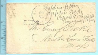 3/24/1864 Fort Gray Soldiers Letter Joseph E Fiske To Emery Fiske Newton Ma