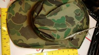 Vintage VIETNAM WAR US ARMY Tiger Jungle FIGHTER PILOT Boonie Hat.  7 1/4 2