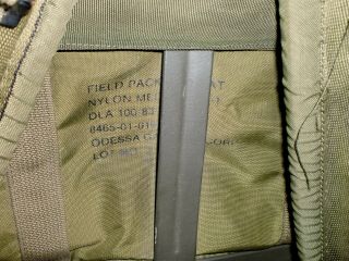 US Army issue Military ALICE Rucksack Backpack OD GREEN LC - 1 Patrol assault Pack 5