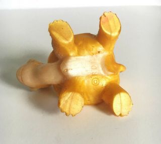 Vintage 1960 ' s Russ Berrie Oily Jiggler Turtle Yellow - Gold Figure RARE 3