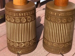 Vintage Martz Table Lamp Pair (Marshall Studios) 2