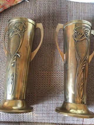 Art Nouveau Vases In For Age.