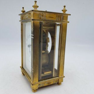 Antique Gilt Bronze Carriage Clock - Boston Clock Company Serial Number 3548 5