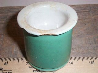 Vicksburg Civil War Dug relic Soldiers Camp Clay Pottery Salve Pot 2