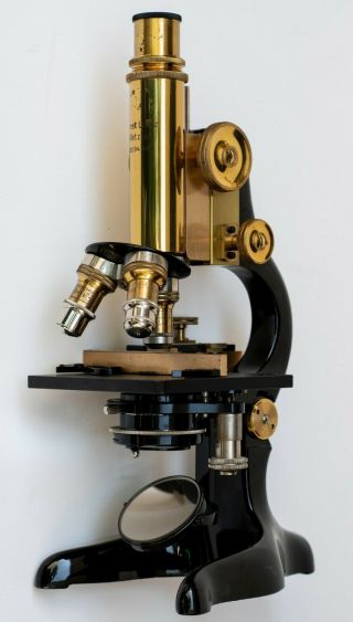 Antique Ernst Leitz Wetzlar Brass Microscope (1917 - 1920)