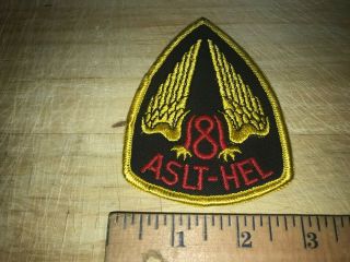 Cold War/Vietnam? US ARMY PATCH - 181st Assault Helicopters - BEAUTY 2