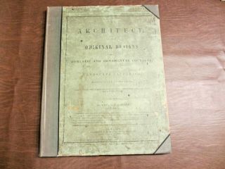 1817 Book Titled Cottages And Landscape Gardening Plans By William Ranlett