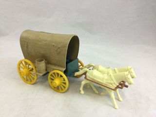 Marx Wagon Train Wild West Playset Covered Wagon