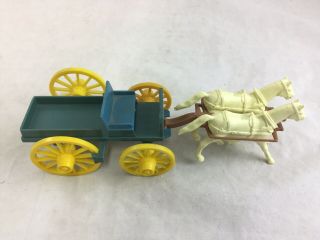 Marx Wagon Train Wild West Playset Covered Wagon 3