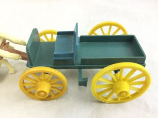 Marx Wagon Train Wild West Playset Covered Wagon 6