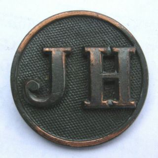 Ww1 Enlisted Collar Disk - Jh - Odd Sew On Attachment