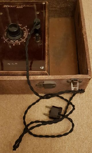 Vintage Holo Electron Violet Ray Machine with Wands 10