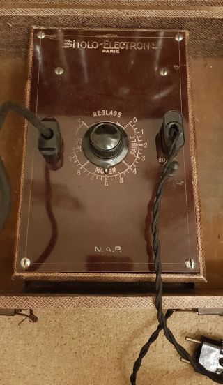 Vintage Holo Electron Violet Ray Machine with Wands 3
