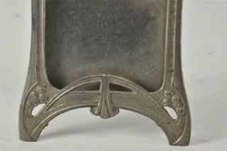 Antique German Jugendstil/Art Nouveau White Metal Table Photo Frame c.  1905 - 10 3