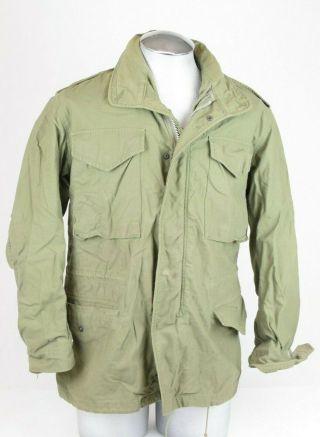 Vintage 1967 Vietnam War Us Army Usaf Military Field Parka Jacket Coat