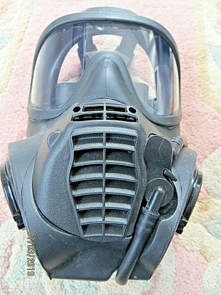 BRITISH ARMY GSR GAS MASK (SIZE 2/2),  FOIL WRAPPED FILTERS & DESERT HAVERSACK 3