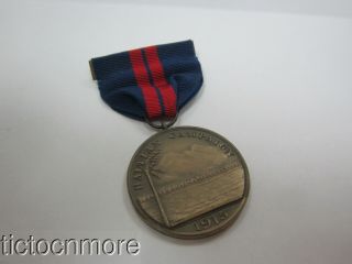 Us Pre - Wwi Usn Navy Haitian Campaign Medal 1915 Numbered No 962 Split Wrap