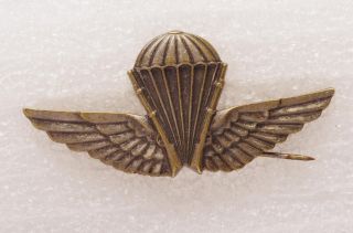 Old Algeria Airborne Parachute Badge_original_numbered 1030