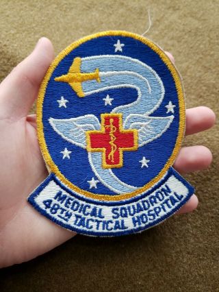 Vietnam War Us Air Force 48th Tactical Hospital Medical Squadron Patch