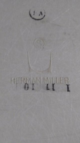 VTG White Eames Herman Miller Fiberglass Side Chair SHELL ONLY 10