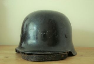 Ww2 German Dd Helmet With Liner & Chinstrap 