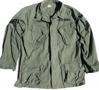 Wartime Vietnam War 9th Infantry Division Jungle Jacket