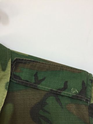Vtg Vietnam ERDL 1969 Camo Shirt S - L Photographer In Country Special Forces Rare 2