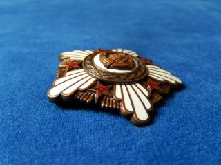 YUGOSLAVIA.  SERBIA.  ORDER OF REPUBLIC 3RD CLASS,  OLD TYPE,  FIVE TORCHES,  BOX. 4