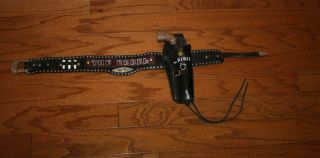 THE REBEL HOLSTER WITH CUSTOM BELT & CAP GUN SHOW STARRING NICK ADAMS 5