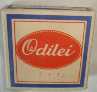 German Army Wwii Odilei Condom Box & 3 Condoms - Dated 1944 Complete