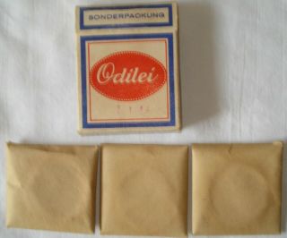 GERMAN ARMY WWII ODILEI CONDOM BOX & 3 CONDOMS - DATED 1944 COMPLETE 7