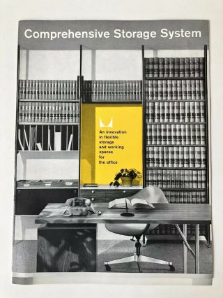 Herman Miller Css Wall Unit Brochure George Nelson Design Mid Century Modern