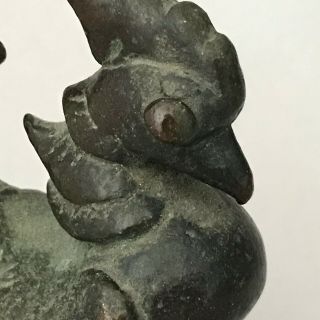 RARE Fine Antique Bronze Burmese Opium Weight Karaweik c1800 1/2 Viss 50 tical 6