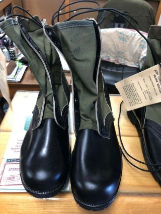 Us Military Vintage Vietnam Era Jungle Boots - - New/unissued - - Size 11n