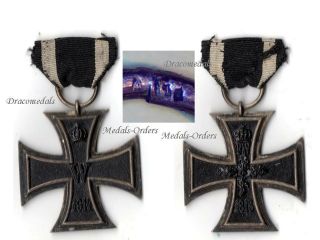 Germany Ww1 Medal Iron Cross 2c Ek2 Maker G Military Decoration Merit 1914 1918