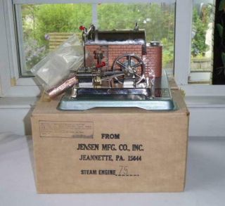 Vintage Jensen Manufacturing Steam Engine Model 75