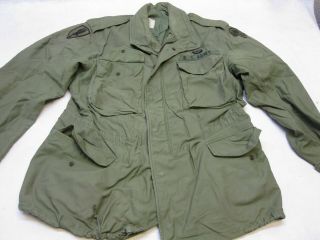 Usgi Vietnam Field Jacket Us Army Coat Cold Weather Od Green Mans Medium/regular